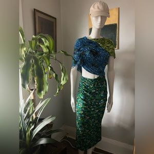 Zara cutout summer garden dress